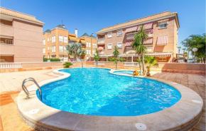 Amazing apartment in Santa Pola with WiFi, Swimming pool and 2 Bedrooms